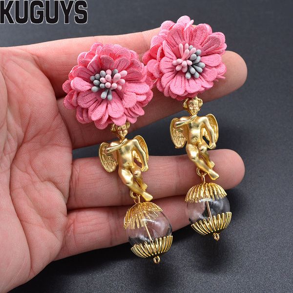 dangle & chandelier kuguys vintage figure gold angel earrings for womens trendy jewelry fashion baroque pink flowers drop earring party acce, Silver
dangle & chandelier kuguys vintage figure gold angel earrings for womens trendy jewelry fashion baroque pink flowers drop earring party acce, Silver