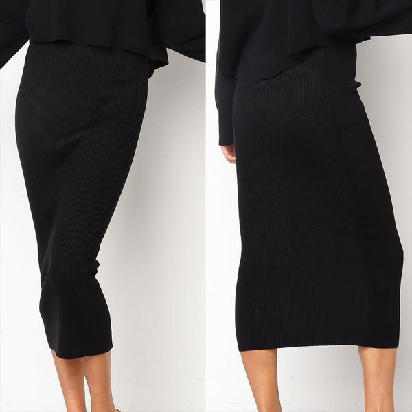 women bodycon elegant long skirt autumn winter skirts womens solid high waist pencil skirts hip slim straight skirt 1108, Black 
women bodycon elegant long skirt autumn winter skirts womens solid high waist pencil skirts hip slim straight skirt 1108, Black
