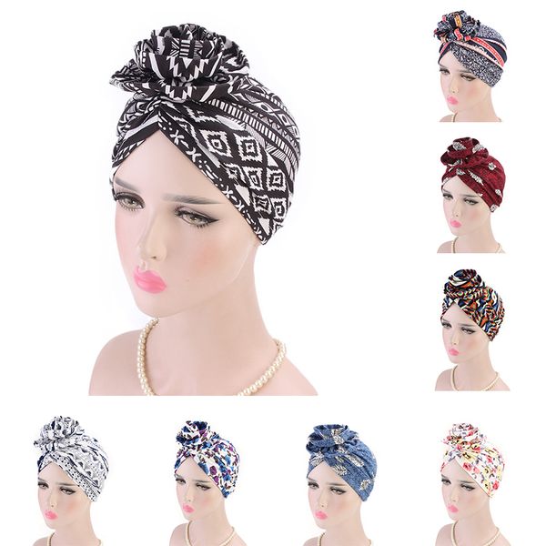 fashion women muslim hat retro flower turban hat head cancer chemo beanie scarf wrap cap skullies beanies turban, Blue;gray
fashion women muslim hat retro flower turban hat head cancer chemo beanie scarf wrap cap skullies beanies turban, Blue;gray