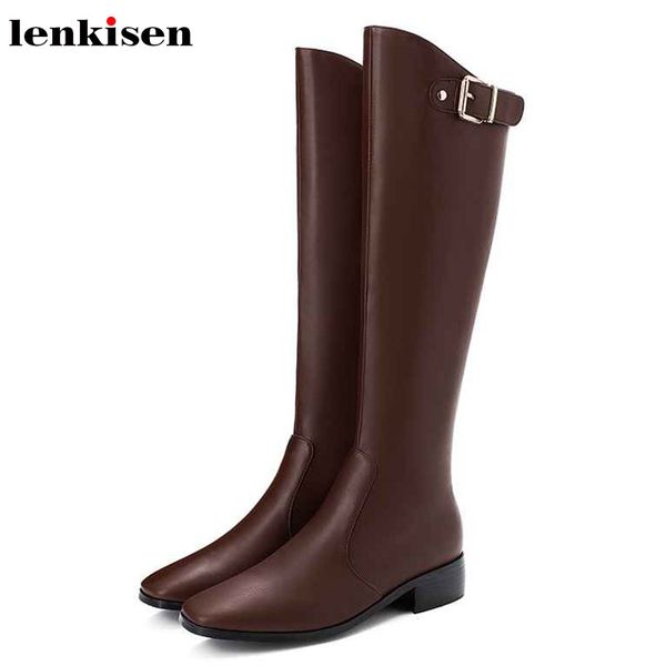 boots lenkisen winter fashion big size knight buckle straps med heels square toe women zipper warm solid thigh high l6f1, Black
boots lenkisen winter fashion big size knight buckle straps med heels square toe women zipper warm solid thigh high l6f1, Black