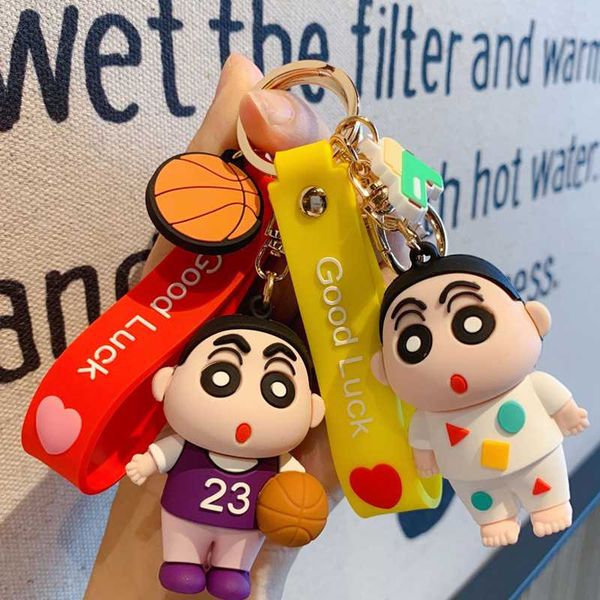 japanese anime doll key chain cartoon crayon shin-chan pendant fashion jersey children's holiday gift couple backpack jewelry, Silver
japanese anime doll key chain cartoon crayon shin-chan pendant fashion jersey children's holiday gift couple backpack jewelry, Silver