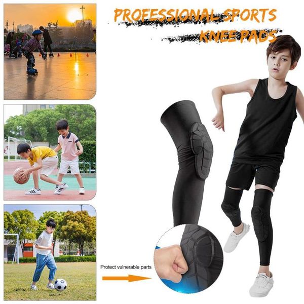 sports protection basketball football skating cycling and fall protection professional sports knee pads for children, Black;gray
sports protection basketball football skating cycling and fall protection professional sports knee pads for children, Black;gray