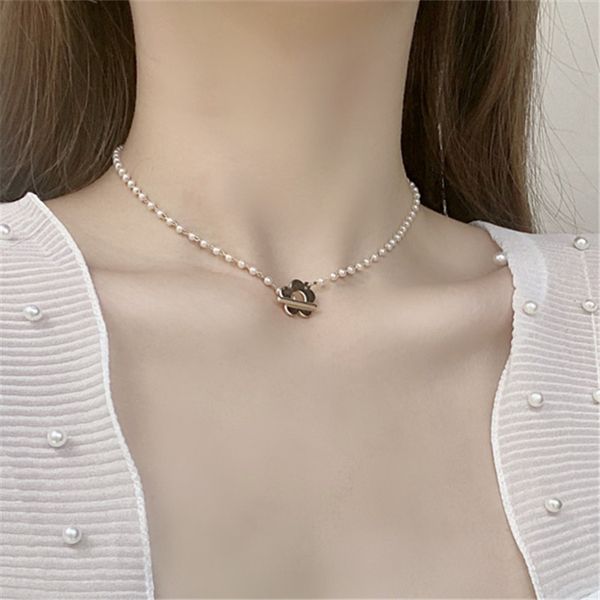 fashion personality flower necklace pearls collarbone pendant necklace cute romantic chain clavicle for women jewelry, Silver
fashion personality flower necklace pearls collarbone pendant necklace cute romantic chain clavicle for women jewelry, Silver