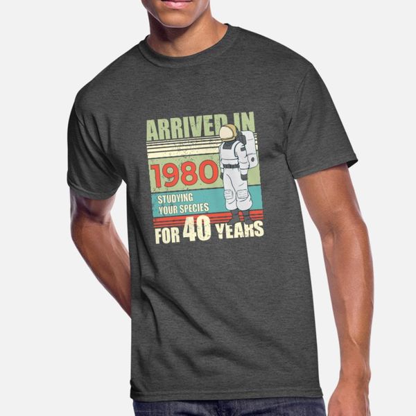 40 years birthday arrived in 1980 t shirt men design tee shirt crew neck clothes anti-wrinkle building spring autumn letters shirt
40 years birthday arrived in 1980 t shirt men design tee shirt crew neck clothes anti-wrinkle building spring autumn letters shirt