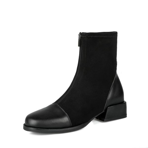 boots ladies winter mixed colors genuine leather low heels zipper 2021 est party prom shoes woman, Black
boots ladies winter mixed colors genuine leather low heels zipper 2021 est party prom shoes woman, Black