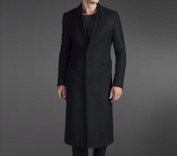 m-4xl / winter men new fashion cultivate one's morality woolen coat long section single-breasted concealed lapel jacket, Black
m-4xl / winter men new fashion cultivate one's morality woolen coat long section single-breasted concealed lapel jacket, Black