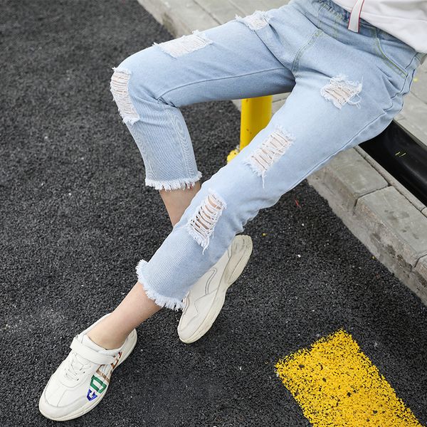 fashion broken hole kids jeans spring summer boys girls casual loose ripped jeans children jeans trousers children kids clothes, Blue
fashion broken hole kids jeans spring summer boys girls casual loose ripped jeans children jeans trousers children kids clothes, Blue