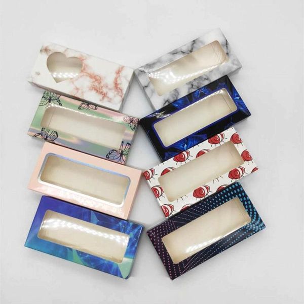 new 50/100pcs empty eyelashes packaging soft paper lash box custom logo design for 25mm strip lashes 3d mink lashes with tray
new 50/100pcs empty eyelashes packaging soft paper lash box custom logo design for 25mm strip lashes 3d mink lashes with tray