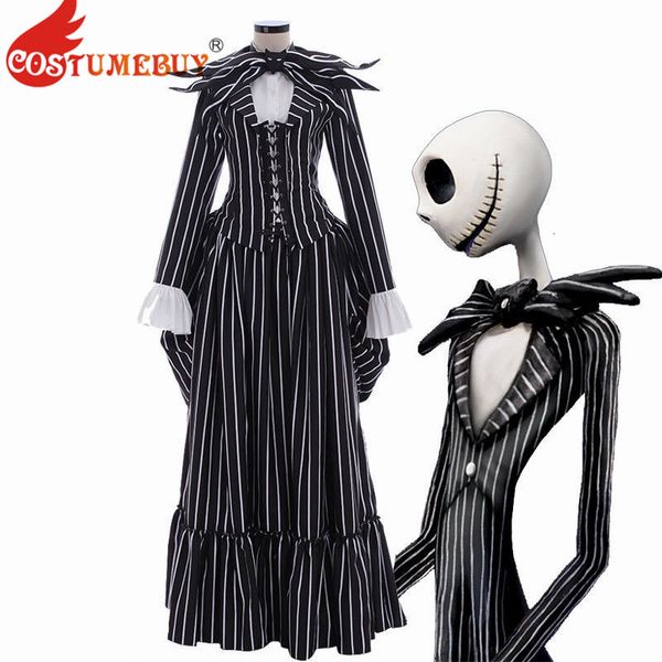 costumebuy the nightmare before christmas cosplay jack skellington costume black stripe suit jacket party halloween dress unisex, White
costumebuy the nightmare before christmas cosplay jack skellington costume black stripe suit jacket party halloween dress unisex, White