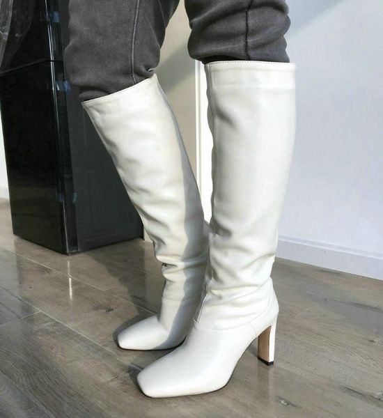 кожезаменитель площади toe колено высокие сапоги женщина мода блок каблука ленивый boots burgundy зеленый коричневый черный зимний сон 2020, Black
кожезаменитель площади toe колено высокие сапоги женщина мода блок каблука ленивый boots burgundy зеленый коричневый черный зимний сон 2020, Black