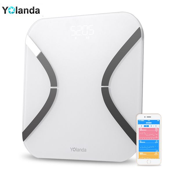yolanda smart weight body fat scale balance digital bathroom weighing bmi scales floor household electronic bluetooth scale
yolanda smart weight body fat scale balance digital bathroom weighing bmi scales floor household electronic bluetooth scale