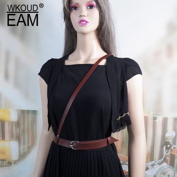 wkoud eam 2020 new pin buckle pu leather belt for women punk simple corset belt female popular belly chain lady tide, Black;brown
wkoud eam 2020 new pin buckle pu leather belt for women punk simple corset belt female popular belly chain lady tide, Black;brown