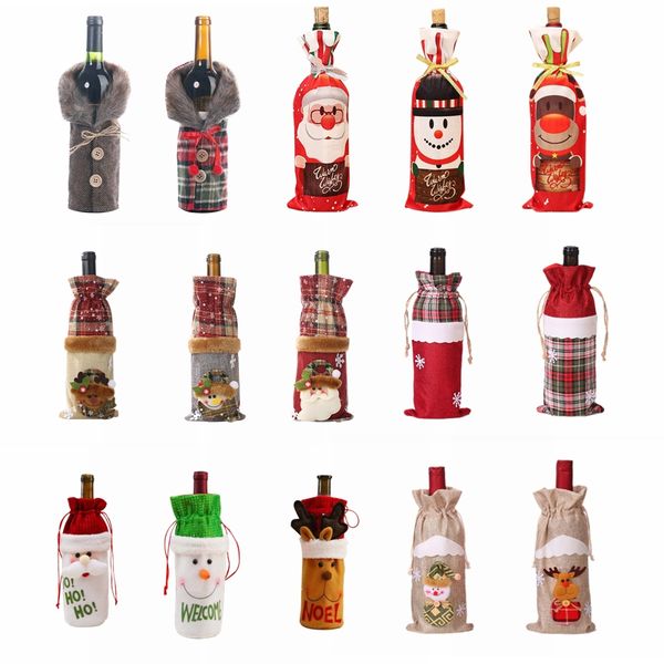 wine bottle cover christmas wine dust bags snowman stocking bag table decoration gift holder natal navidad decorations supplies
wine bottle cover christmas wine dust bags snowman stocking bag table decoration gift holder natal navidad decorations supplies