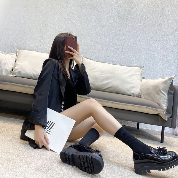 shoes on heels oxfords women's autumn female moccasin loafers with fur flats round toe british style casual sneaker, Black
shoes on heels oxfords women's autumn female moccasin loafers with fur flats round toe british style casual sneaker, Black
