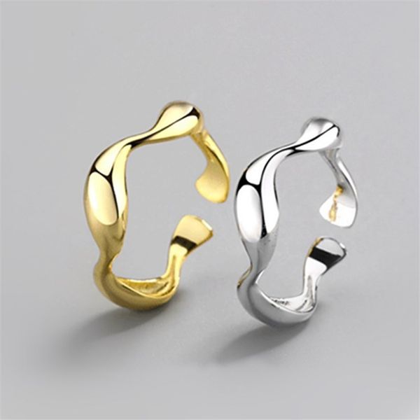 fine jewelry new creativity simple irregular wave finger rings female golden silver 925 glossy temperament open ring anniversity
fine jewelry new creativity simple irregular wave finger rings female golden silver 925 glossy temperament open ring anniversity
