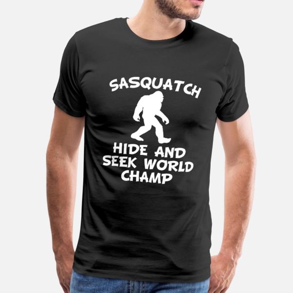 sasquatch hide and seek world champ t shirt men custom 100% cotton crew neck clothing cute comical summer style cool shirt
sasquatch hide and seek world champ t shirt men custom 100% cotton crew neck clothing cute comical summer style cool shirt