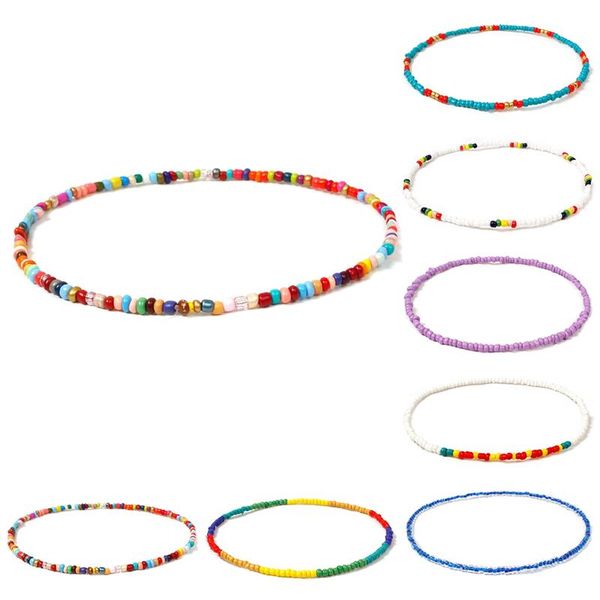 chokers colorful bead necklace cute bohemia choker boho short for women girls fashion jewellery, Golden;silver
chokers colorful bead necklace cute bohemia choker boho short for women girls fashion jewellery, Golden;silver
