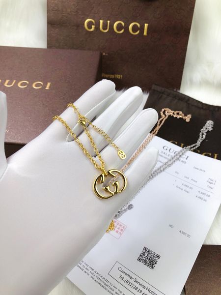 italy style new fashion jewelry pendant necklaces stainless steel 3colors luxury pendant necklaces for man and women with gift box, Silver
italy style new fashion jewelry pendant necklaces stainless steel 3colors luxury pendant necklaces for man and women with gift box, Silver