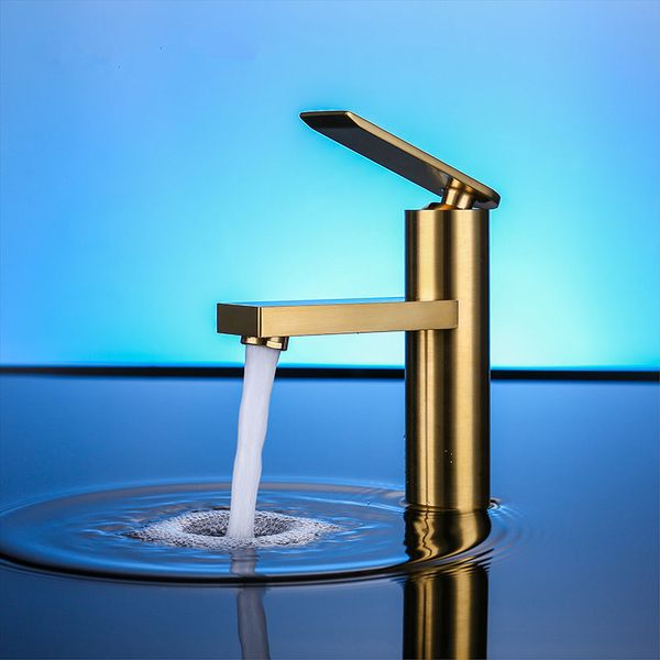 bathroom sink faucets bathrom basin faucet solid brass mixer tap water waterfall deck mounted wiredrawing brushed gold
bathroom sink faucets bathrom basin faucet solid brass mixer tap water waterfall deck mounted wiredrawing brushed gold
