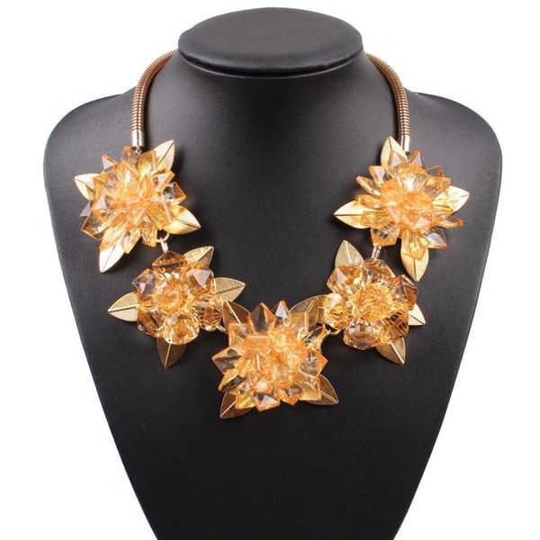 new arrival flower collar necklace many colors for women luxury elegant spring chunky statement pendant party jewelry, Silver
new arrival flower collar necklace many colors for women luxury elegant spring chunky statement pendant party jewelry, Silver