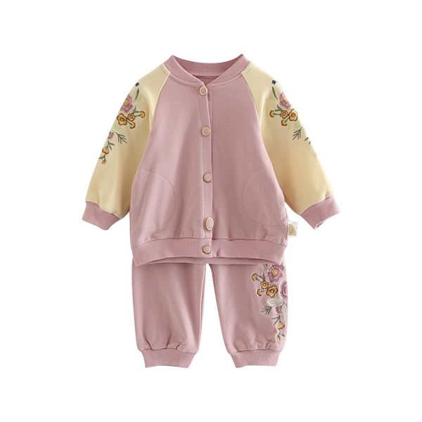 children two piece cotton t-shirt pants set spring embroidery suit new girls thin baby girl baby girl version, White
children two piece cotton t-shirt pants set spring embroidery suit new girls thin baby girl baby girl version, White
