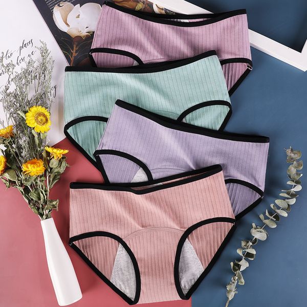 new cotton physiological period leak proof menstrual panties breathable seamless soft fabric mid-rise women underwear breifs, Black;pink
new cotton physiological period leak proof menstrual panties breathable seamless soft fabric mid-rise women underwear breifs, Black;pink