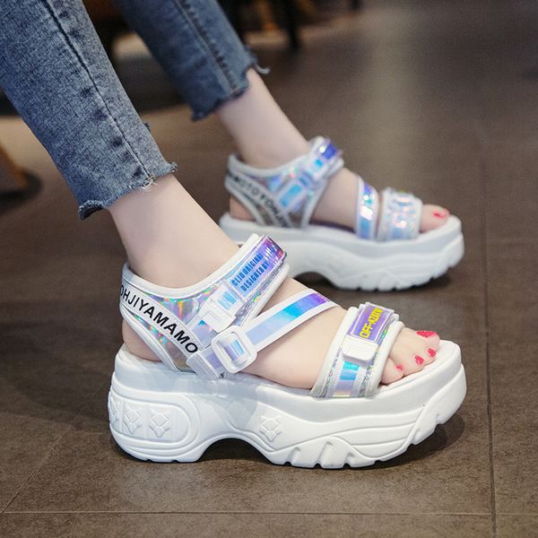 casual sandals women's fashion 2020 summer new wild thick-soled platform shoes high heel women's sandals, Black
casual sandals women's fashion 2020 summer new wild thick-soled platform shoes high heel women's sandals, Black