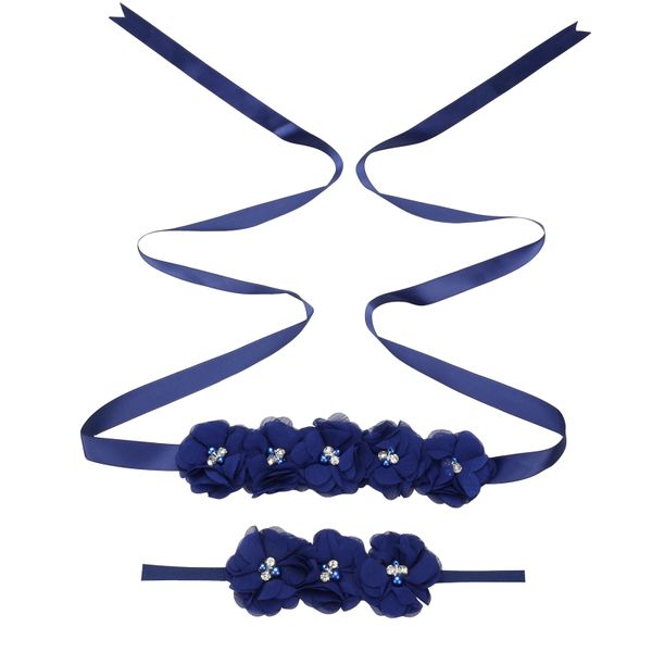 women fashion elegant three flower sash rhinestone pearl beaded waistband bridal ribbon cummerbunds wedding dress waist belt, Black;brown
women fashion elegant three flower sash rhinestone pearl beaded waistband bridal ribbon cummerbunds wedding dress waist belt, Black;brown