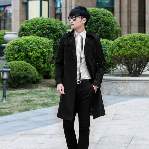 2020 new designer spring and autumn mens trench coats man long coat men double-breasted clothes slim fit overcoat long sleeve, Tan;black
2020 new designer spring and autumn mens trench coats man long coat men double-breasted clothes slim fit overcoat long sleeve, Tan;black