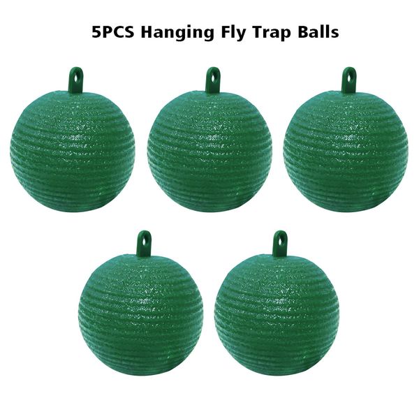 5pcs outdoor garden self adhesive home hanging fly trap ball durable fruit tree 
5pcs outdoor garden self adhesive home hanging fly trap ball durable fruit tree
