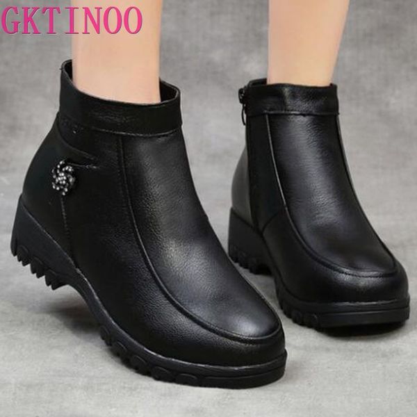 gktinoo winter new women shoes woman genuine leather flat ankle boots elderly plus size 41 warm snow boots mother cotton shoes, Black
gktinoo winter new women shoes woman genuine leather flat ankle boots elderly plus size 41 warm snow boots mother cotton shoes, Black
