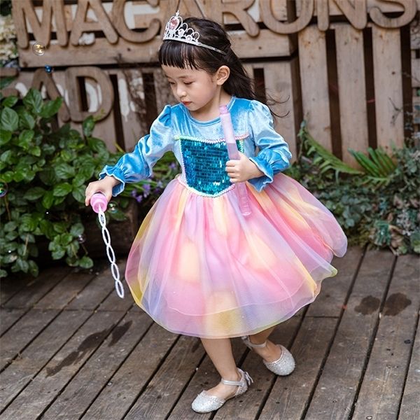 sequin patchwork girls dress autumn winter 2020 lace mesh long sleeve princess dress toddler girl diamond velvet rainbow dresses 0922, Red;yellow
sequin patchwork girls dress autumn winter 2020 lace mesh long sleeve princess dress toddler girl diamond velvet rainbow dresses 0922, Red;yellow