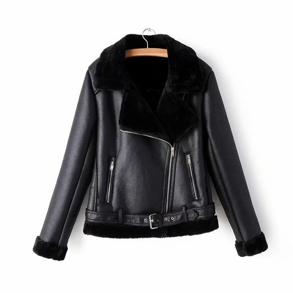 fashion female fur collar jackets 2020 winter cool women pu leather jacket moto female belt coats young girls black coat
fashion female fur collar jackets 2020 winter cool women pu leather jacket moto female belt coats young girls black coat