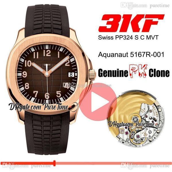 3kf 5167r a324sc automatic mens watch rose gold brown texture dial edition brown rubber strap puretime swiss movement ptpp 02, Slivery;brown
3kf 5167r a324sc automatic mens watch rose gold brown texture dial edition brown rubber strap puretime swiss movement ptpp 02, Slivery;brown