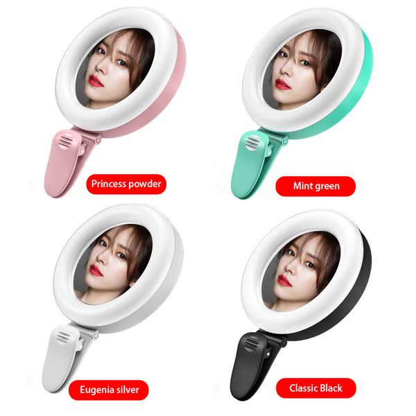 1pcs mini 3 light brightness usb charge led selfie micro ring light supplementary lighting selfie enhancing fill for phone
1pcs mini 3 light brightness usb charge led selfie micro ring light supplementary lighting selfie enhancing fill for phone