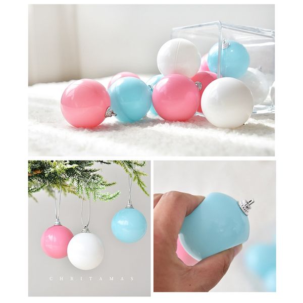 new 6pcs shatterproof christmas baubles ball ornaments hanging ocean balls xmas tree pendants holiday party wedding decorations
new 6pcs shatterproof christmas baubles ball ornaments hanging ocean balls xmas tree pendants holiday party wedding decorations