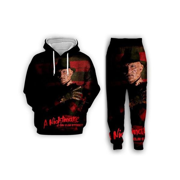 new fashion mens/womens a nightmare on elm street freddy krueger funny 3d print casual hoodie+pants s285, Gray
new fashion mens/womens a nightmare on elm street freddy krueger funny 3d print casual hoodie+pants s285, Gray