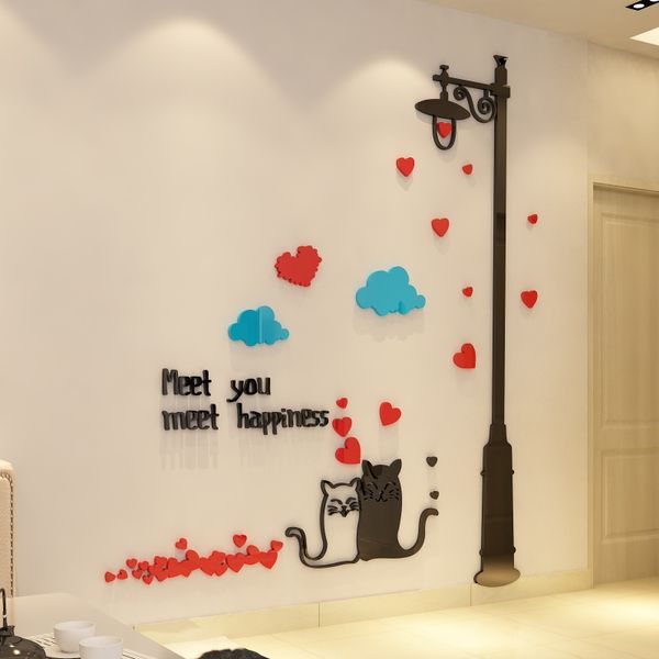 2019 lovely cartoon cats 3d acrylic wall stickers for kids bedrooms diy background wall sticker decal art home decor accessories
2019 lovely cartoon cats 3d acrylic wall stickers for kids bedrooms diy background wall sticker decal art home decor accessories