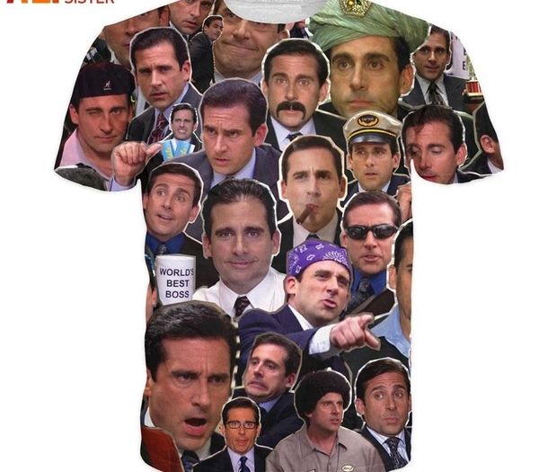many faces of michael scott t-shirt hip hop 3d t shirts alisister tees men's summer pullover outfits crewneck drop ship mx200509, White;black
many faces of michael scott t-shirt hip hop 3d t shirts alisister tees men's summer pullover outfits crewneck drop ship mx200509, White;black