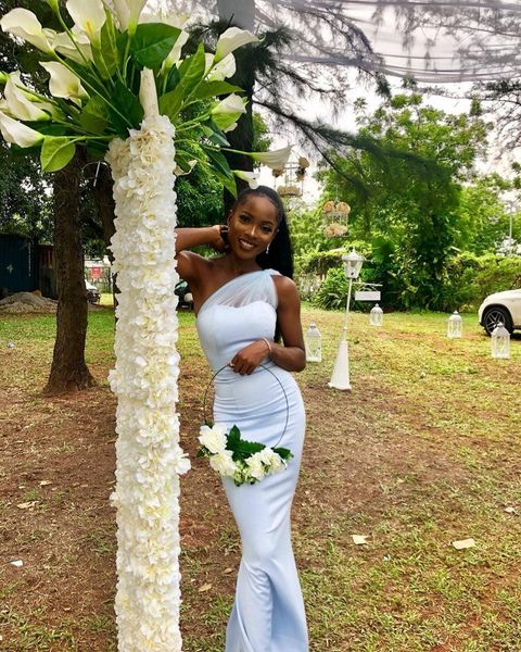african bridesmaid dresses one shoulder garden plus size sky blue stain wedding guest evening party gowns maid of honor dresses c91, White;pink
african bridesmaid dresses one shoulder garden plus size sky blue stain wedding guest evening party gowns maid of honor dresses c91, White;pink