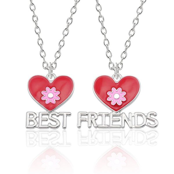 2020 korean version of friends heart-shaped flower necklace pink flower cute pendant for girls as birthday gifts, Silver
2020 korean version of friends heart-shaped flower necklace pink flower cute pendant for girls as birthday gifts, Silver