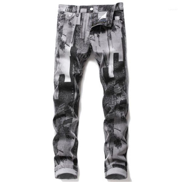 stretch slim denim pants men elastic force printed grey color jeans feet tight trousers man thin comfortable waist slim, Blue
stretch slim denim pants men elastic force printed grey color jeans feet tight trousers man thin comfortable waist slim, Blue