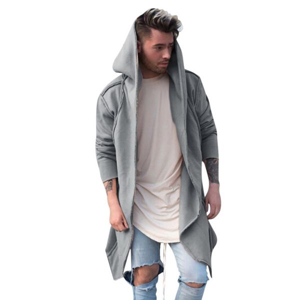 men's wool & blends 2021 autumn winter men fashion long hooded coat guys boys casual sleeve outwear male solid color, Black
men's wool & blends 2021 autumn winter men fashion long hooded coat guys boys casual sleeve outwear male solid color, Black