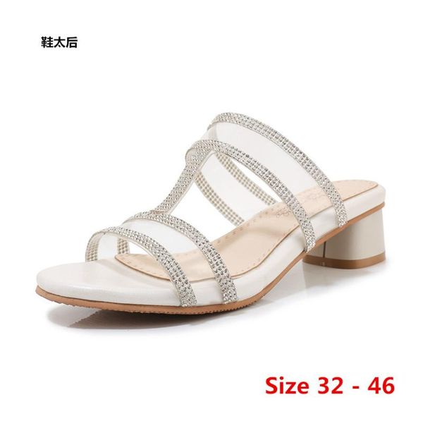 dress shoes sandalas women summer low med heels fashion dancing high heel sandals party small big size 32 - 46, Black
dress shoes sandalas women summer low med heels fashion dancing high heel sandals party small big size 32 - 46, Black