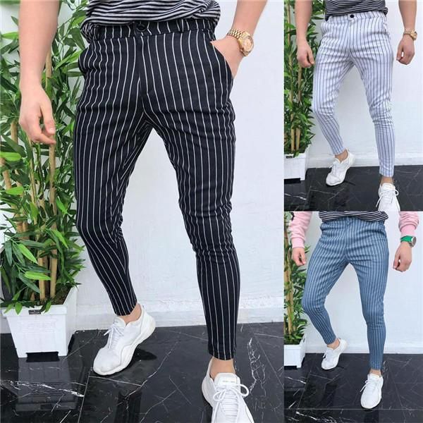pencil pants summer business formal pants casual office skinny long straight joggers sweat trousers mens striped fashion, Black
pencil pants summer business formal pants casual office skinny long straight joggers sweat trousers mens striped fashion, Black
