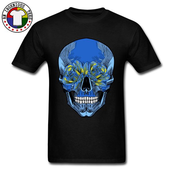 blue flower rose dead skull printed on t shirt for men 100% cotton fabric summer tee shirt hip hop fashion geek punk tshirt
blue flower rose dead skull printed on t shirt for men 100% cotton fabric summer tee shirt hip hop fashion geek punk tshirt