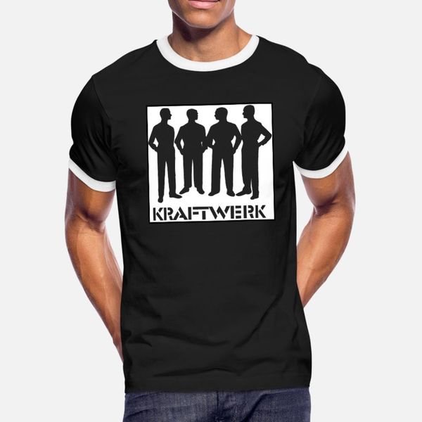 kraftwerk t shirt men loose short sleeve round neck male loose new style summer style pictures