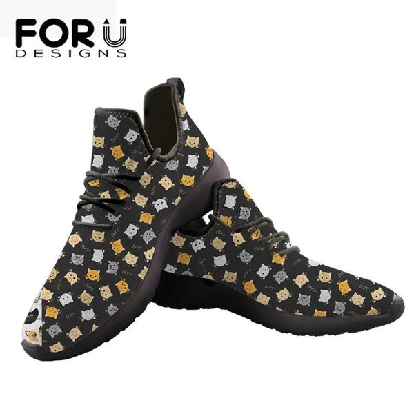 forudesigns cute cartoon cats pattern women mesh lace up casual sneakers super lightweight flats shoes comfort walking footwear, Black
forudesigns cute cartoon cats pattern women mesh lace up casual sneakers super lightweight flats shoes comfort walking footwear, Black