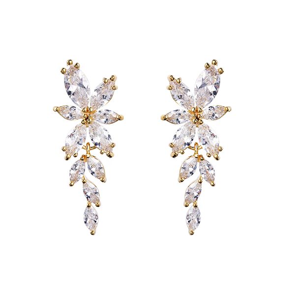 weimanjingdian marquise flower cubic zirconia cz crystal earrings for women wedding bride or bridesmaid jewelry, Silver
weimanjingdian marquise flower cubic zirconia cz crystal earrings for women wedding bride or bridesmaid jewelry, Silver