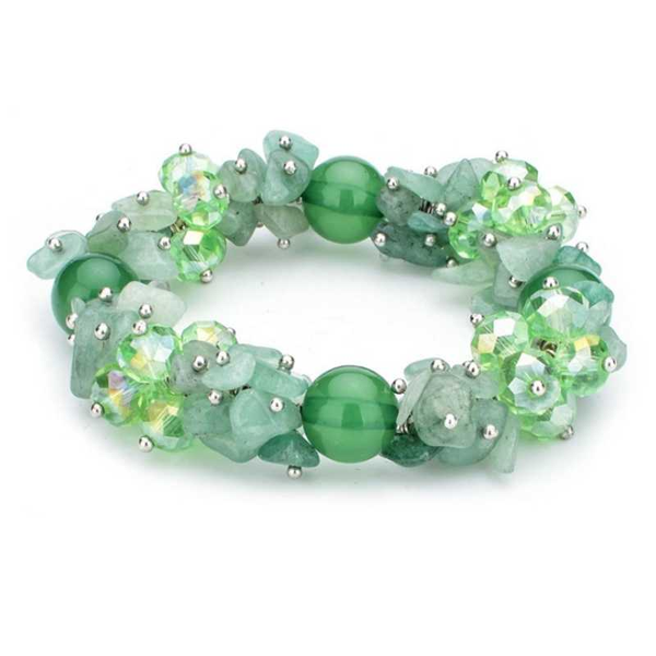 charm bracelets fyjs unique silver plated irregular shape green aventurine with rhinestone handmade bracelet opalite opal jewelry, Golden;silver
charm bracelets fyjs unique silver plated irregular shape green aventurine with rhinestone handmade bracelet opalite opal jewelry, Golden;silver